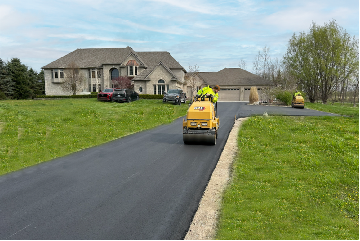 asphalt driveway